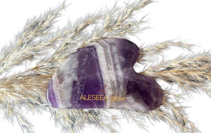 Gua Sha Amethyst Handmade