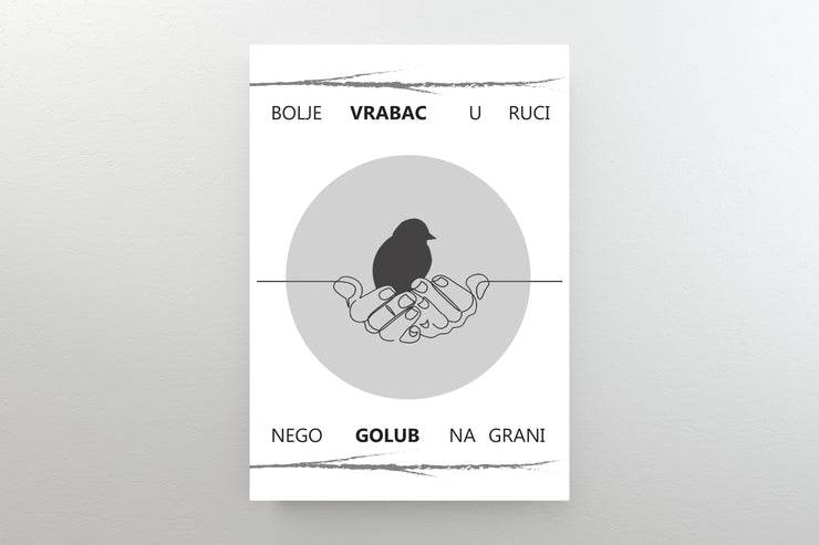 BOLJE VRABAC U RUCI NEGO GOLUB NA GRANI - aleseea